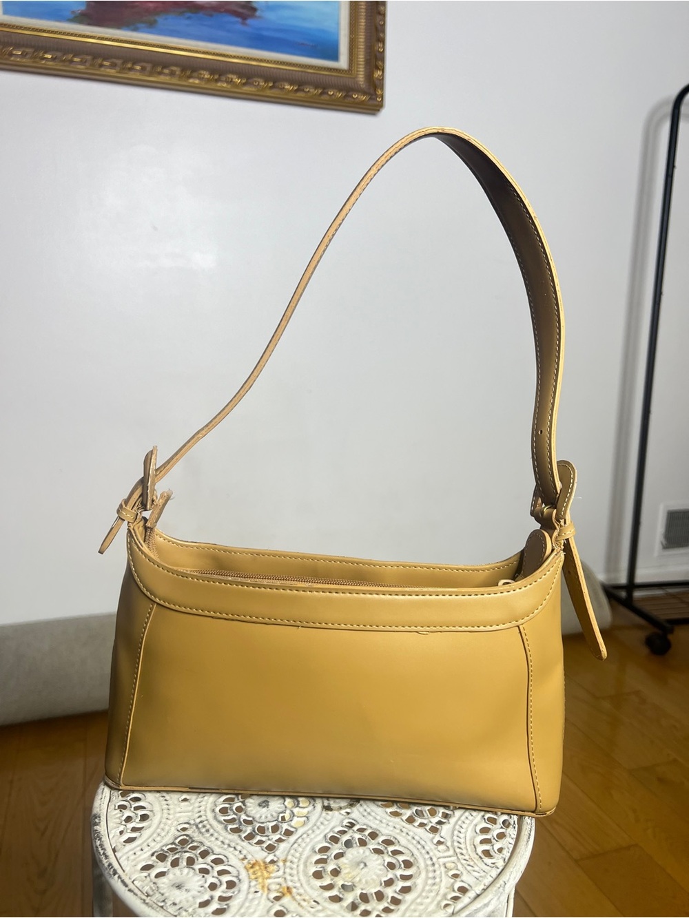 Jones New York Mustard Yellow Shoulder Bag